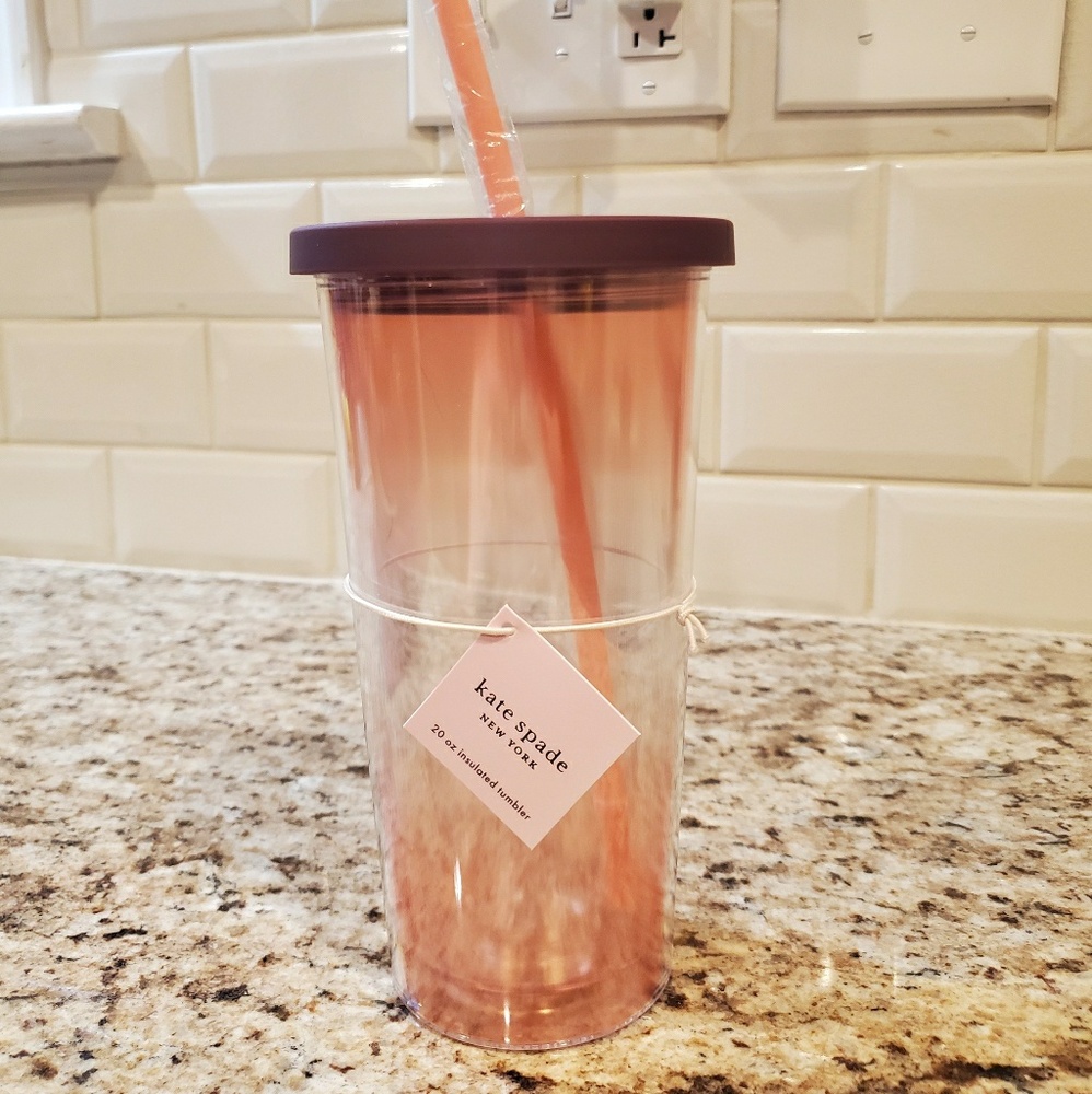 Kate Spade Pink Ombre 20 oz. Tumbler